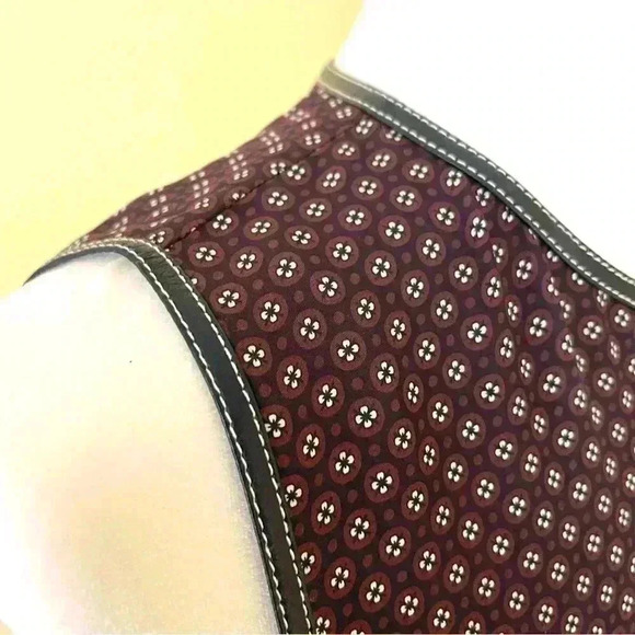 Theory Black & Black 100% Silk w/ Lambs Accent Sleeveless Tank Blouse Size P/TP - Picture 5 of 14